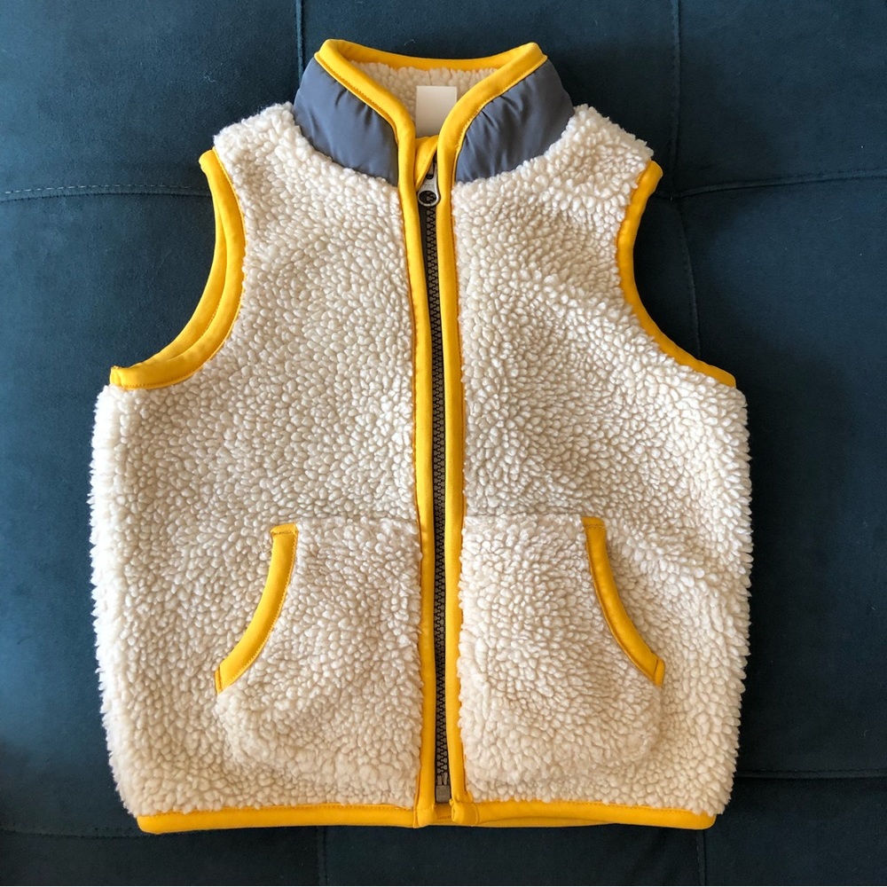 Old Navy Toddler Boy Sherpa Zipper Vest
